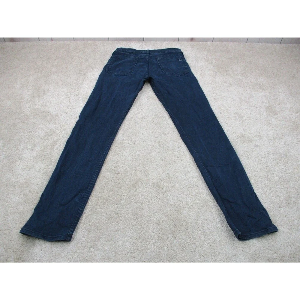 Rag & Bone Jeans Mens 29 Fit 2 Slim Blue Stretch Denim Straight Leg 29x31 USA